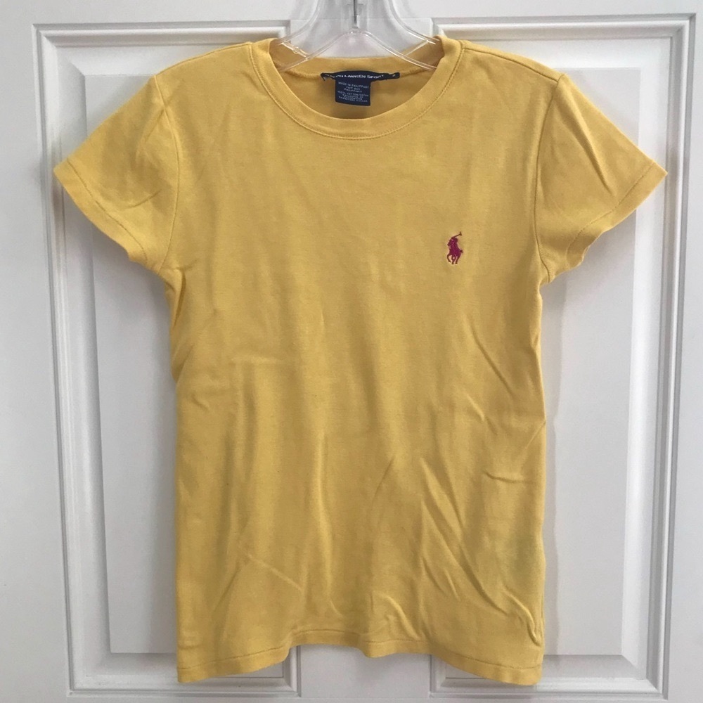 RALPH LAUREN SPORT Crew Neck TEE *Lemon Yellow*